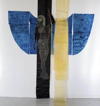 4. Anath, Katharina Lökenhoff, ink on waxskin, 230x190 cm, 2018 copy
